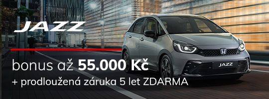 akce Jazz o 55.000 levněji + záruka 5let