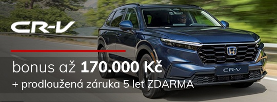 akce CRV o 170.000 levněji + záruka 5let